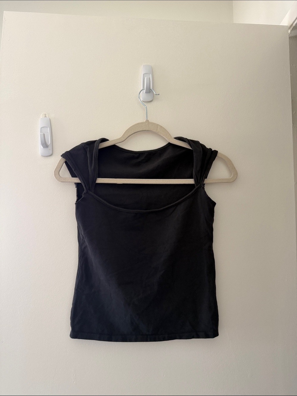 Brandy Melville Black Scoop Neck Tank Top